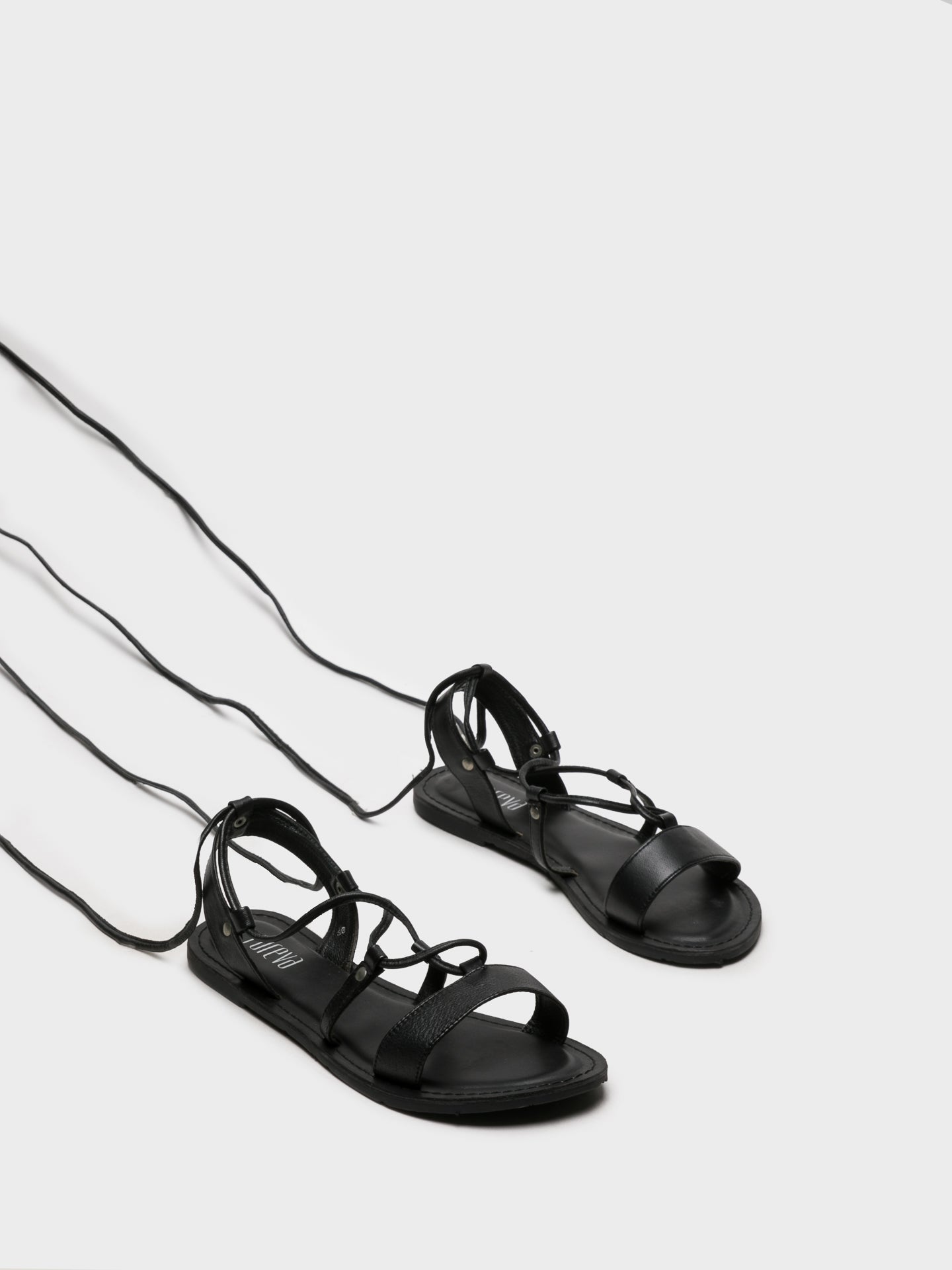 Foreva Black Gladiator Sandals